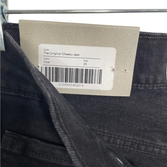 Everlane Original Cheeky Jean Low-Stretch Coal Black NWT - Picture 9 of 14